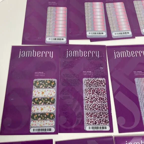 NEW 22 Piece JAMBERRY Nail Decal Set - Picture 2 of 7